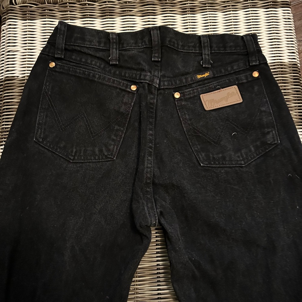 Black wrangler pants